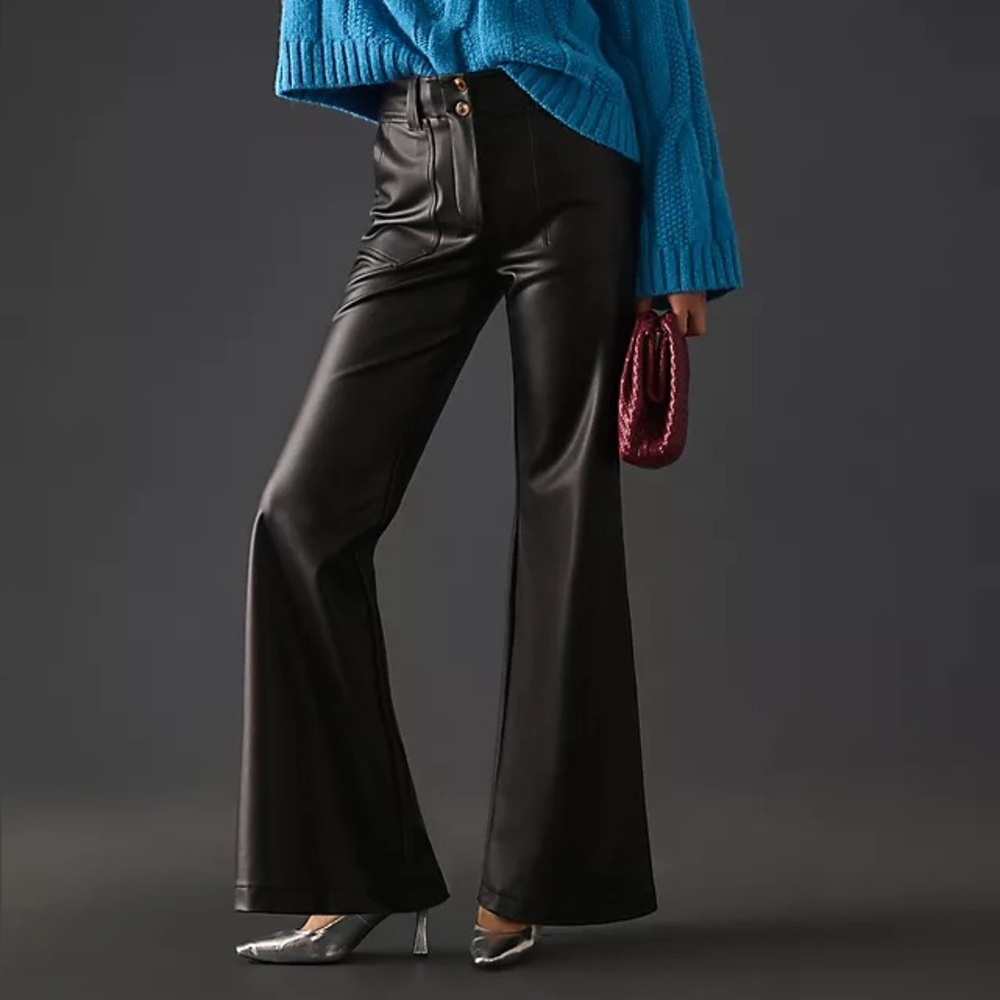 Anthropologie Leather Pants